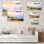 «Abstract Ocean Storm Impression», reproduction sur toile flottante-321941279-321941350