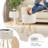 Round Pleated Velvet Ottoman with Storage-1534620954-1534620945