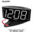 Digitally Electric Tabletop Clock with Alarm Black