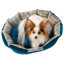 Velvet Bolster Pet Bed-50391597-50391600