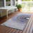 Machine Washable Indoor/Outdoor Chantille ACN2524 Geometric Rug-664635134-664635124