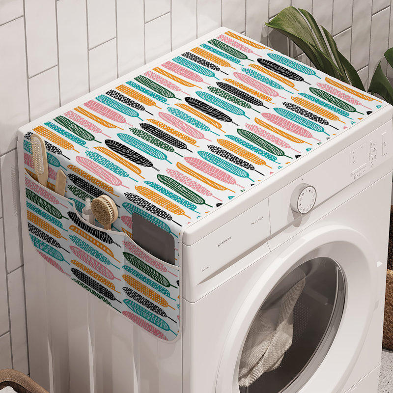 East Urban Home Leaves Washing Machine Organizer Pack of 2 47" x 18.5"