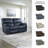 Olara 87'' Upholstered Power Reclining Loveseat