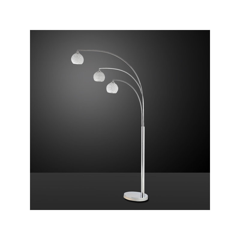 Marta 76'' Chrome Tree Floor Lamp