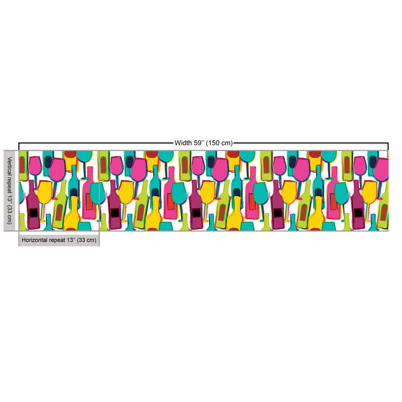Tissu vin Ambesonne, l 58 po x L 72 po