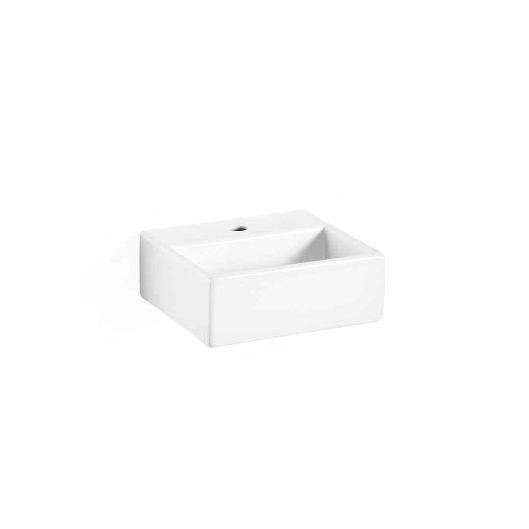 Kiera Ceramic Rectangular 320mm Wall Hung Basin