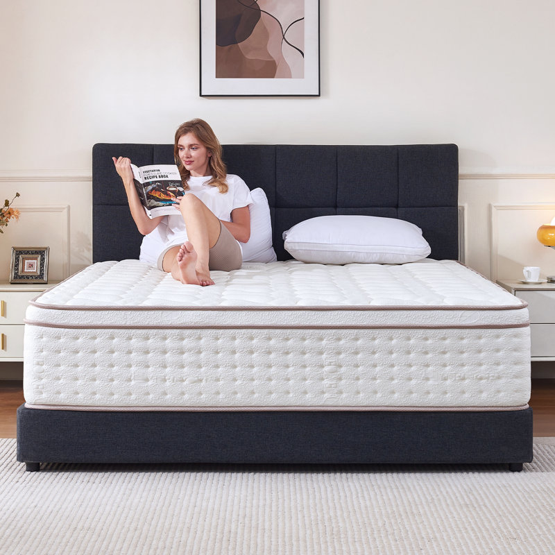 Queblox Pocket Sprung Mattress, Double (4'6)