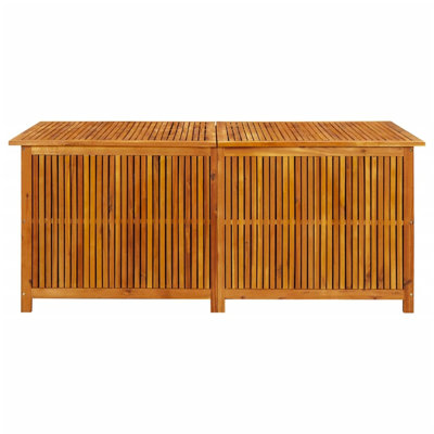 Union Rustic Roshni 175cm W 200L Water Resistant Acacia Solid Wood Deck Box in Brown