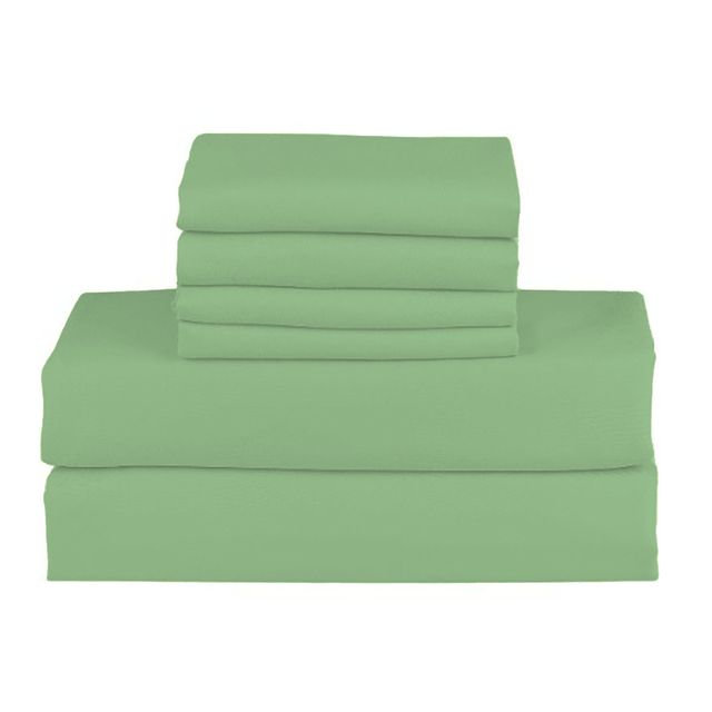 Hotel Luxurious Bamboo Blend Deep Pockets Breathable Cooling Bed Sheet Set 2000 Series, Cal.King Sheet Set + 4 Pillowcases