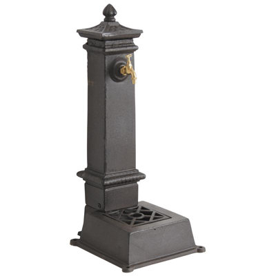 Outdoor Metal Weather Resistant Column Fountain