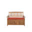 Lasse Solid Wood Acacia Outdoor Bench