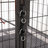 Versatile Lockable Pet Cage with Removable Tray and Stable Wheels for Pets' Comfort
