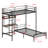 Smart-Design Bunk Bed Combining Study Area, Power Station, Shelving And Safety Protection