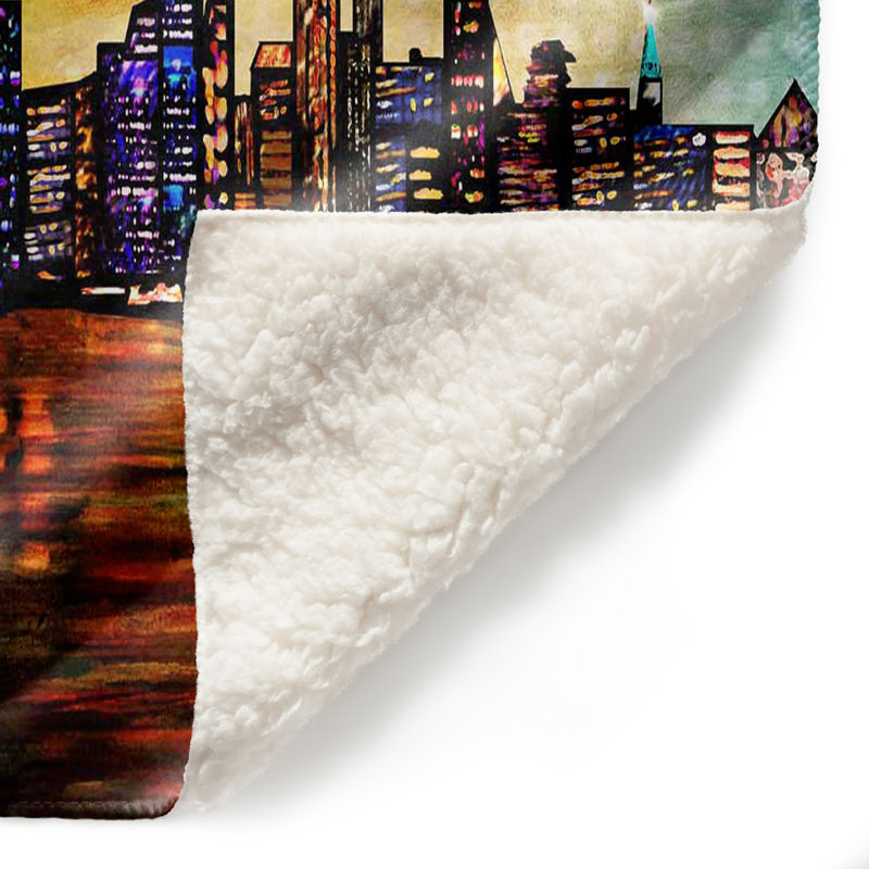  Couverture douce en sherpa, 51 po x 60 po