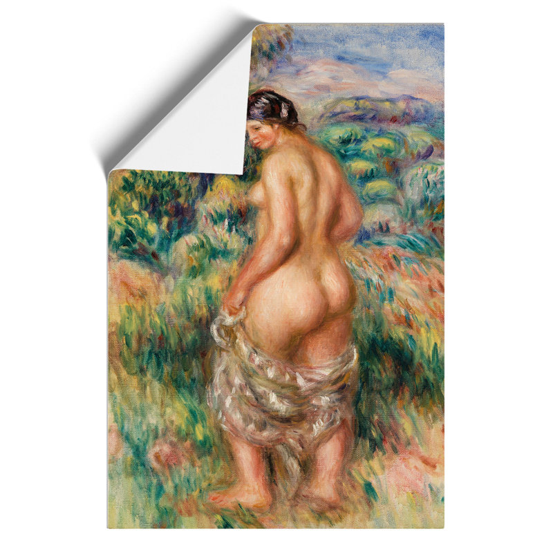 Standing Bather by Pierre Auguste Renoir - Frameless Print, 30cm H x 21cm W x 0.1cm D