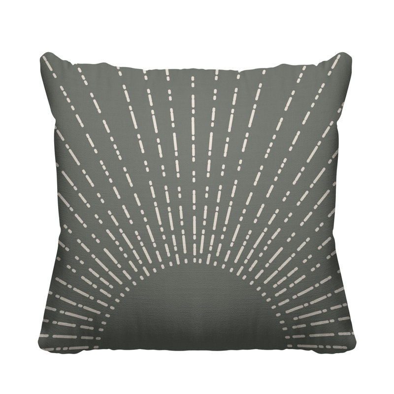 Coussin Bibo, L 17 po x H 17 po, Gris