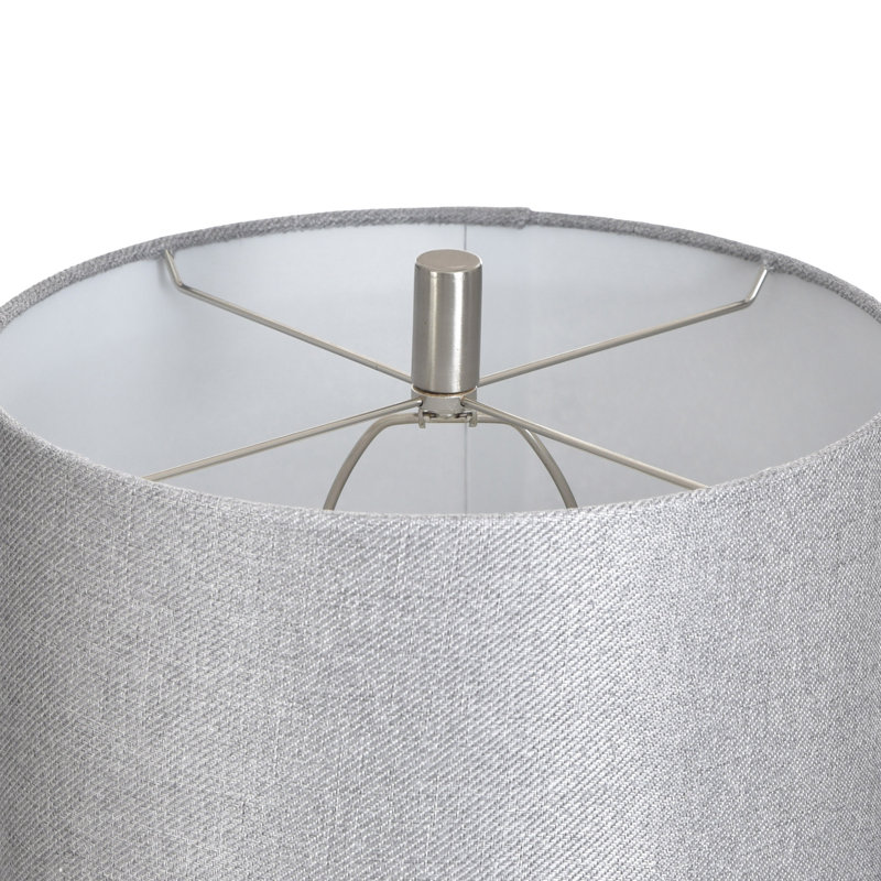 Steel Table Lamp - Grey Shade