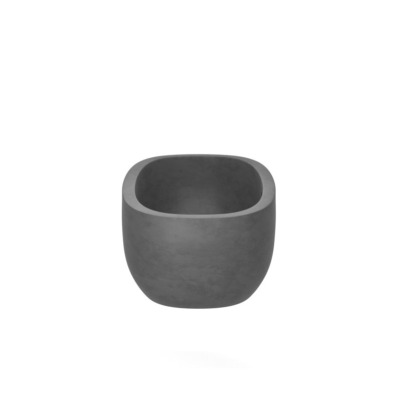 Avalon NativeStone Concrete Freestanding Oval Soaking Bathtub, Ocean, 22" H x 36" W x 66" L