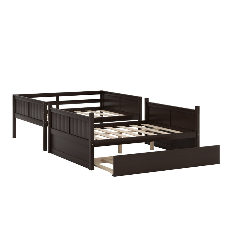 Bunk Bed With Trundle, Espresso