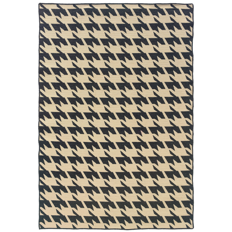 Destinee Wool Geometric Indoor Rug, Rectangle 5' x 8'