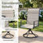 Ensemble repas pour 4 personnes avec chaises pivotantes 360 °-425480700