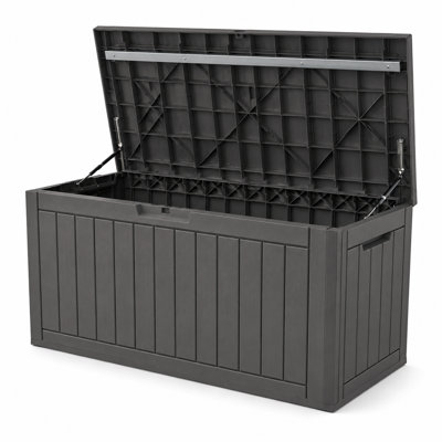 Boîte de rangement extérieure en résine imperméable et verrouillable Emperic Design