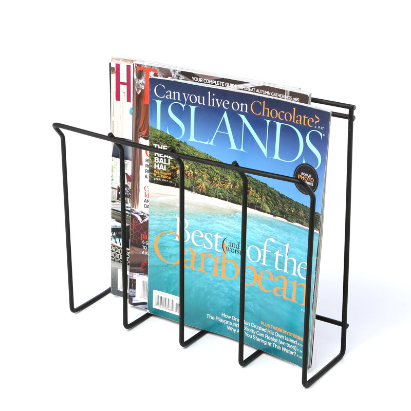 Jamorris Metal Magazine Rack