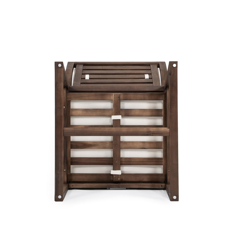 6 tables de salle à manger de patio rondes avec trou de parasol 1,96 po, coussins amovibles en bois pour l'extérieur, assemblage facile