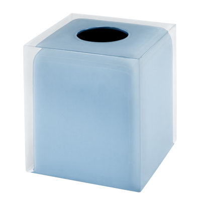 Iz Marina Blue Bath Tissue Box Cover