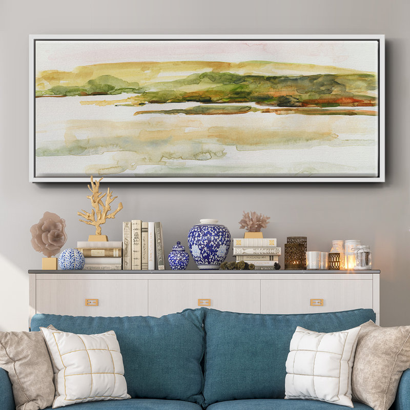 Coastal Morning - toile encadrée, H 8 po x l 20 po