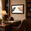 Art mural sur toile gris et rouille-1947929264