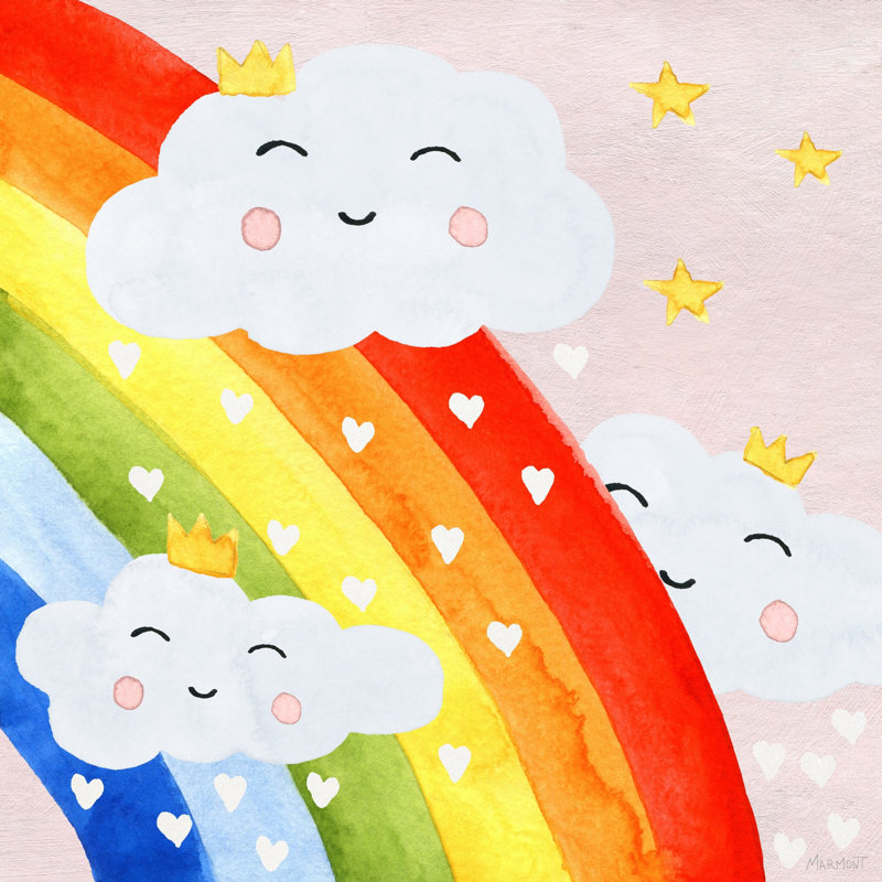 «Gault Rainbow Party», reproduction sur toile tendue, H 24 po x l 24 po x 1,5 po