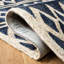 Cunningham Hand Tufted Jute/Cotton Geometric Rug in Blue/Beige-1663258422