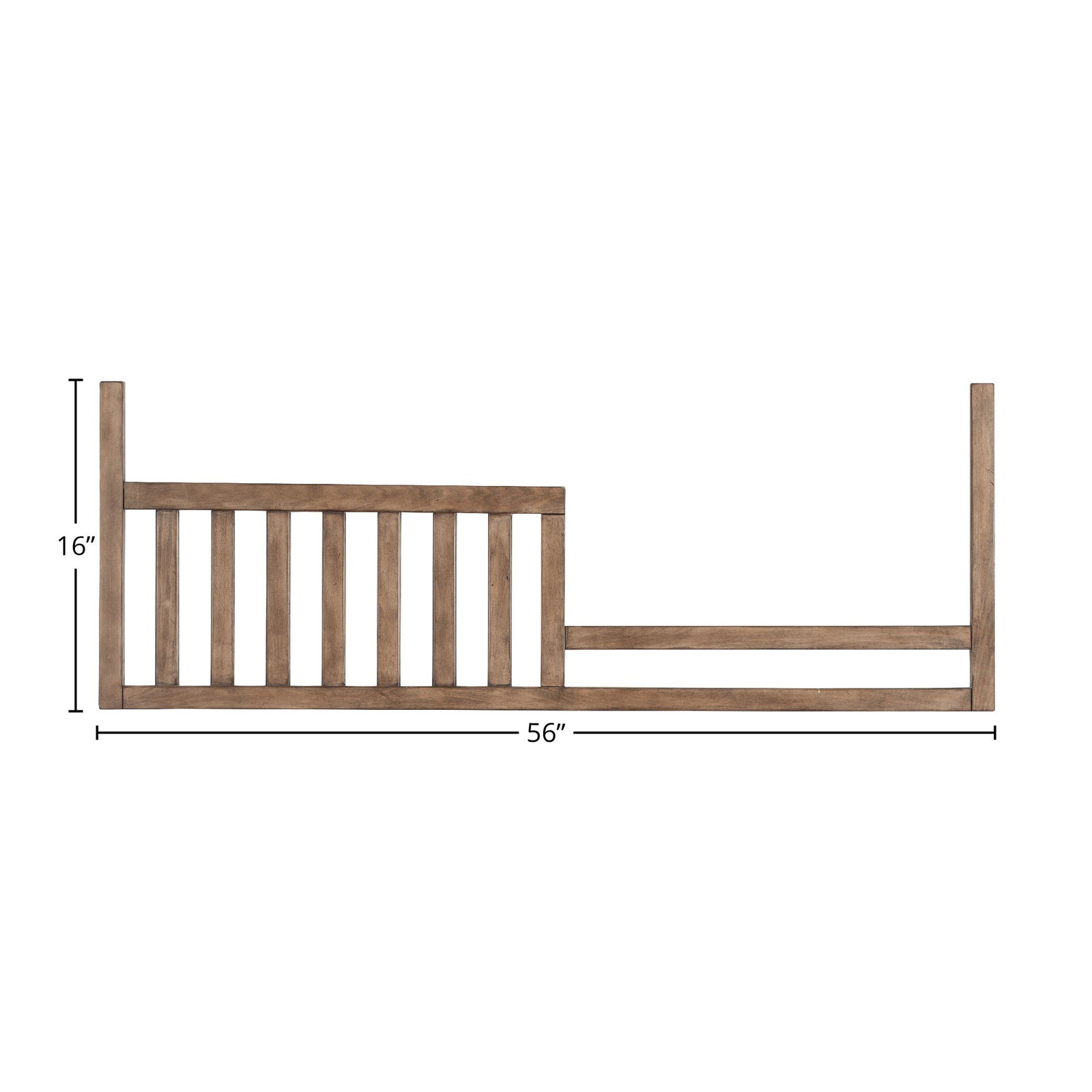 Charter Toddler Bed Rail, Cashew