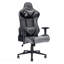 Fauteuil de jeu gris ergonomique