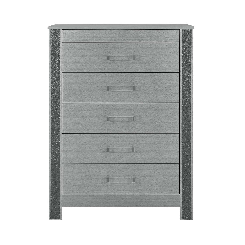 Commode argent Lorenzo