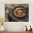 Wood Slide On Stone Emerald  - Forest Wood Wall Decor - On Natural Pine Wood-232478516