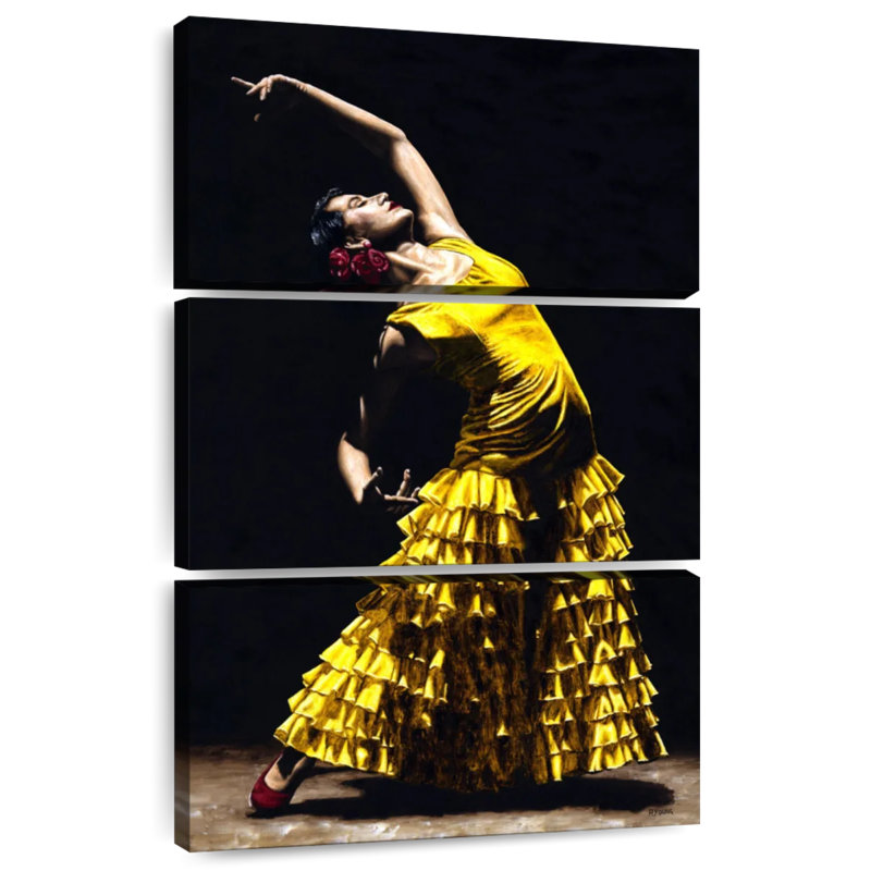 Enn Un Momento Intenso Del Flamenco, H 32 po x l 20 po