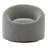 Sienna Modern Swivel Base Barrel Chair, Grey-50558805