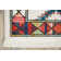 Southwestern Machine Made Power Loom Area Rug in White/Red