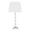 Lampe de table en cristal 25 "Wendi Glam