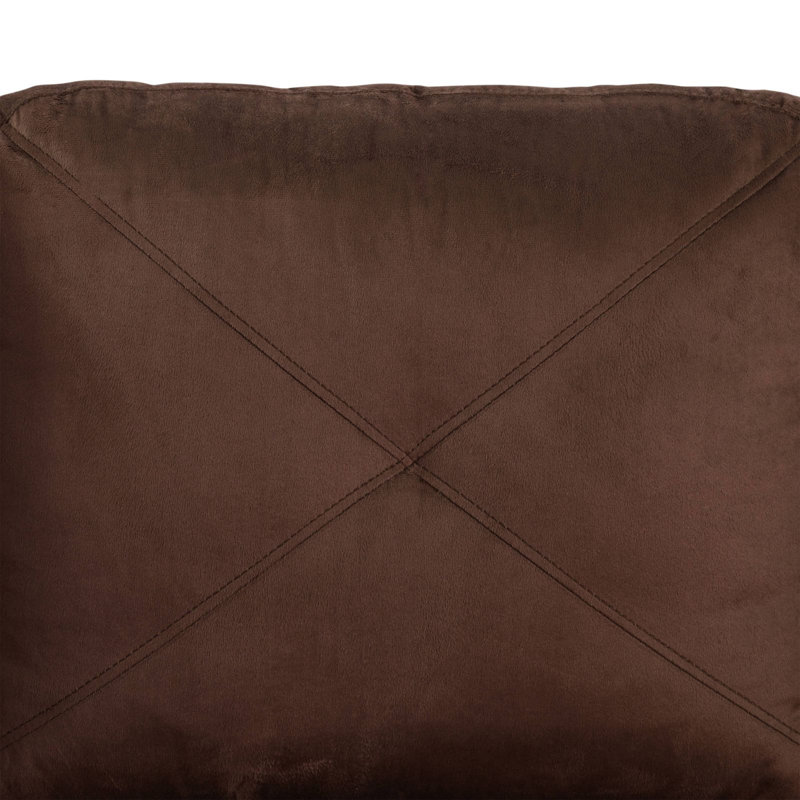 Dark Chestnut Brown L Shaped Left Hand Facing Sectional Sofa, Sofa & Chaise, Left Hand Facing, Chocolate Brown Velvet