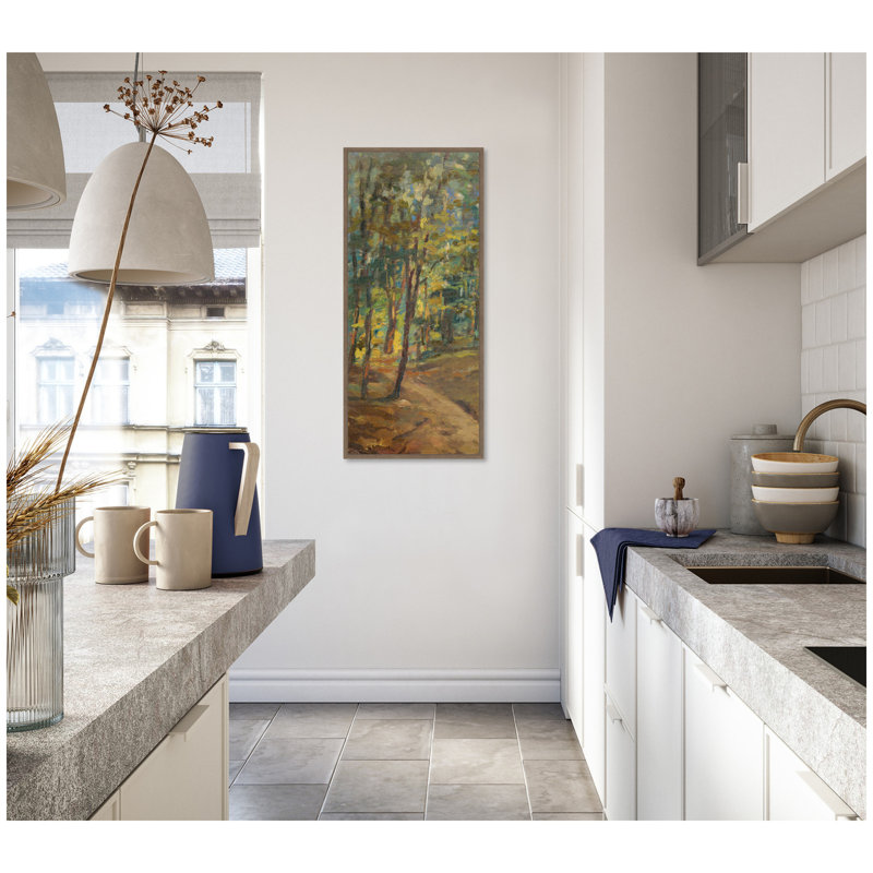 "Forest intérieur" par Leopold Horovitz "PANEL" par Nostalgia Prints, reproduction d'art sur toile encadrée