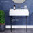 Claire 30" Ceramic Console Sink White Basin-1432270713
