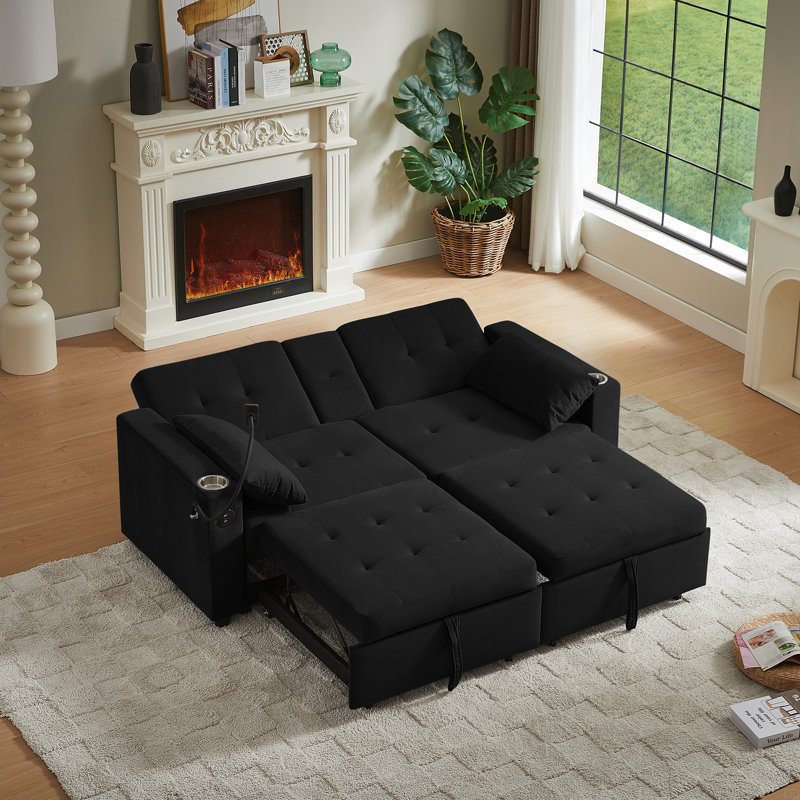 Fabric Sleeper Sofa Bed