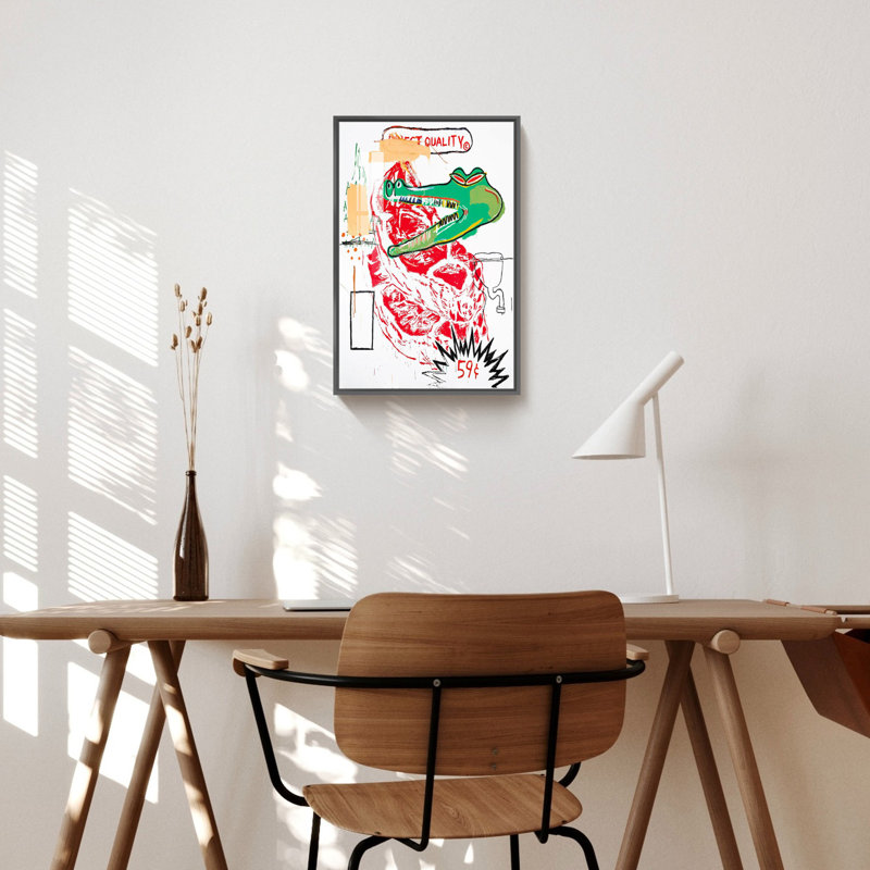 «Graffiti Art» sur toile, Noir, H 15,88 po x l 11,88 po x P 1 po