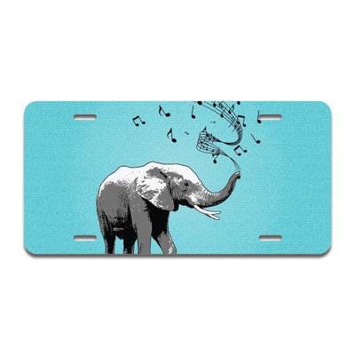 Cadre en aluminium Musical Elephant