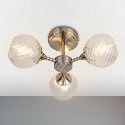 Abhishek Glass Semi Flush Mount