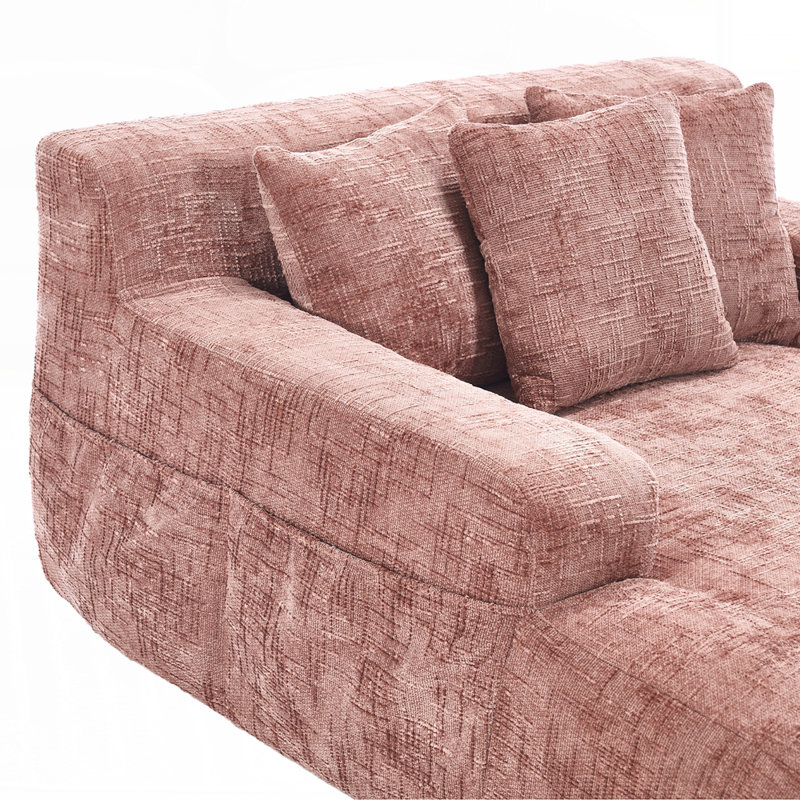 Canapé paresseux en chenille avec mousse à mémoire de forme et éponge rebond parfaite pour le confort et le style de la maison moderne