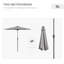 Nikiyah 265cm Market Parasol